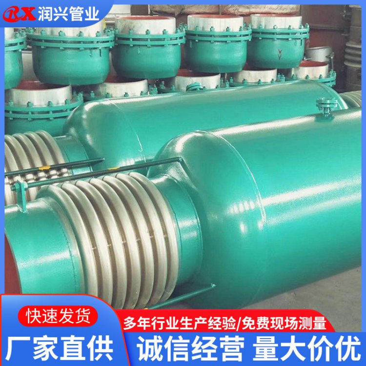 直管旁通外压式压力平衡型补偿器 不锈钢波纹金属膨胀节