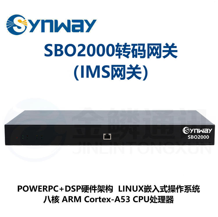 Sanhui SBO2000 transcoding gateway IMS access gateway VOIP encoding and decoding conversion G.729-G.711 transcoding