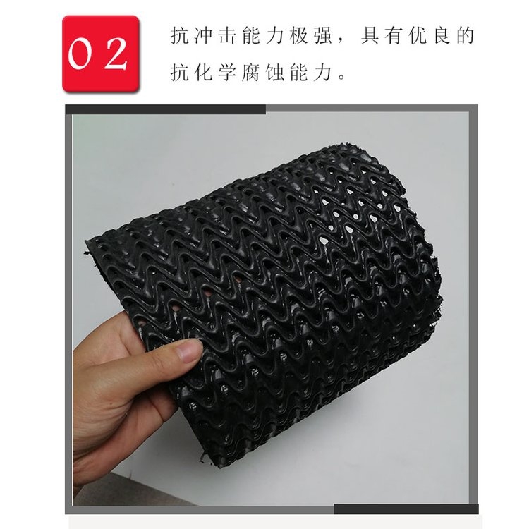 Chaozhou HDPE 50-300mm railway and highway drainage blind pipe, curved mesh hard permeable pipe