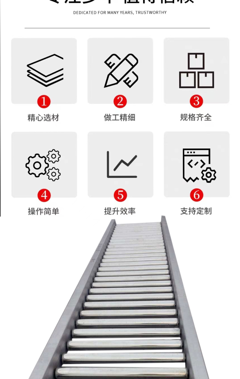 Power roller conveyor assembly line, roller conveyor belt, unpowered roller conveyor belt, ground roller line