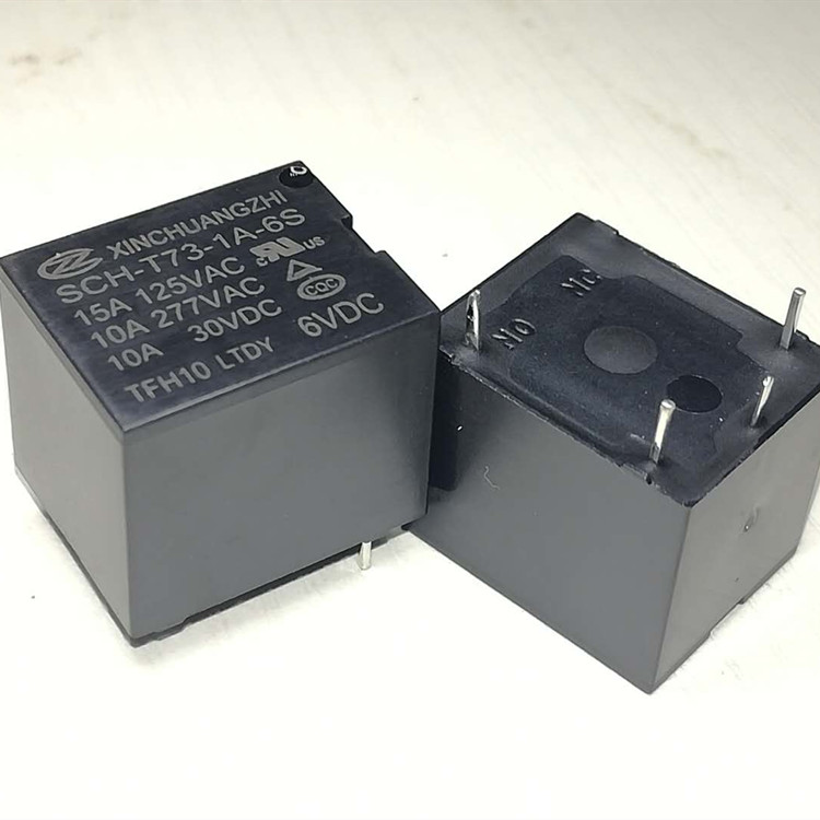 Xinchuangzhi Relay SCH-T73-1A-6S Power Supply 6V Temperature Control 15A Relay Set Normally Open