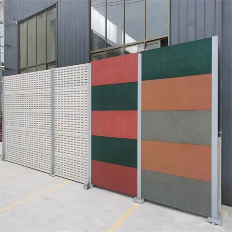 H-shaped steel column sound barrier Viaduct sound absorption screen folding arm sound insulation wall Maya factory