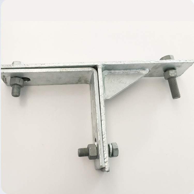 Suspension clamp, also known as angle steel fastener ZL-145, used for suspension of straight tower with fixed clamp plate