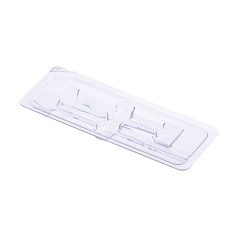 Spot heat sealed transparent needle tube inner support packaging box with blister shell, medical packaging, PVC inner support blister shell