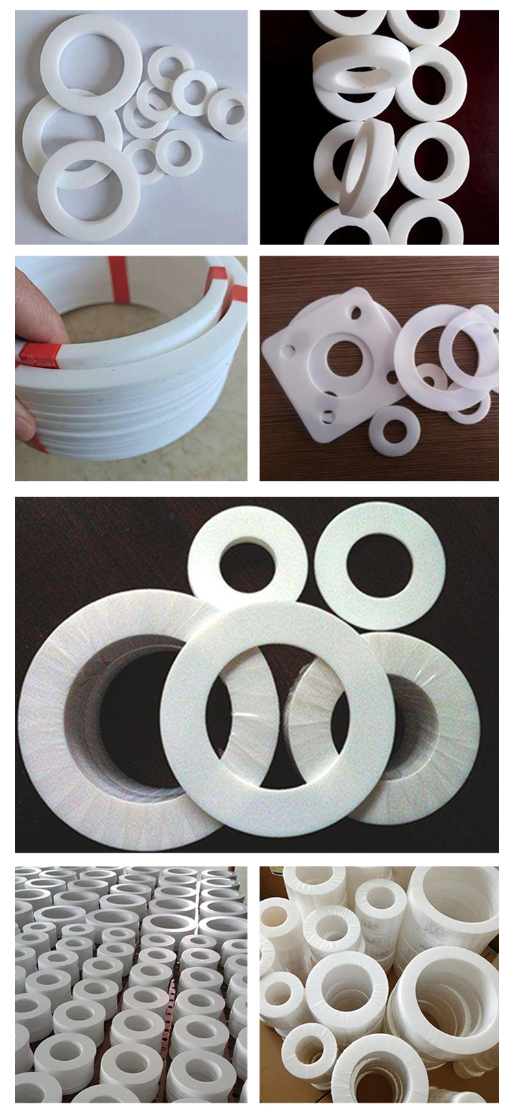 Industrial mechanical seals PTFE PTFE PTFE gaskets are known for their acid and alkali resistance, high temperature resistance, and flexibility