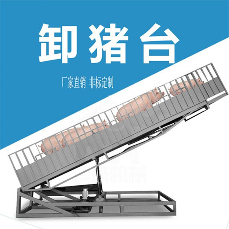 Yuan Shengrong Slaughterhouse Pig Unloading Platform Manufacturer Sloping Pig Driving Channel Pig Farm Pig Buying Lifting Platform