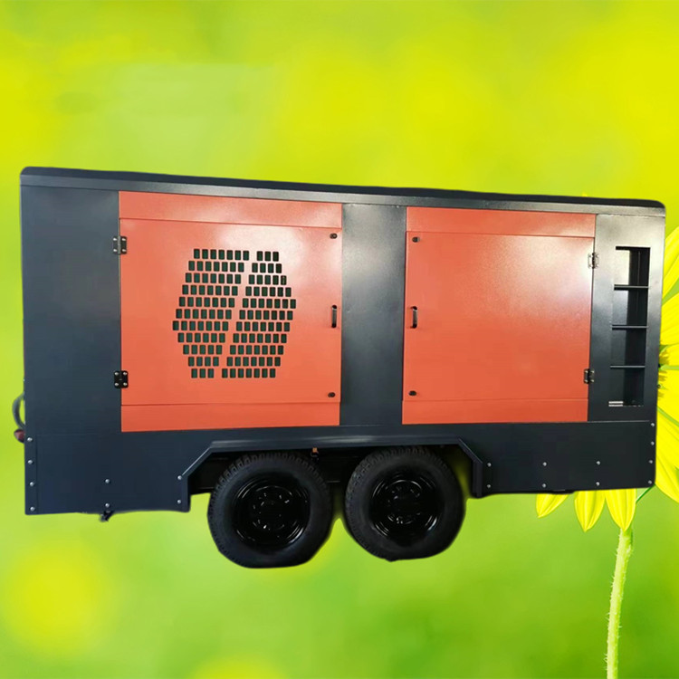 Mining mobile box integrated air compressor explosion-proof diesel compressor 41kw3 cubic 8kg