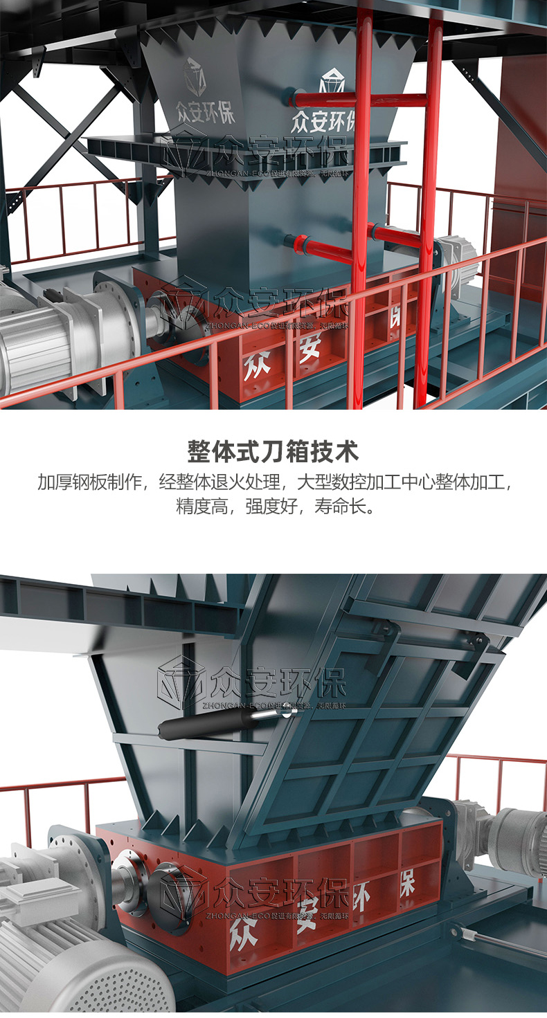 Medical waste crusher, disposable medical equipment, postoperative waste, gauze tape shredder