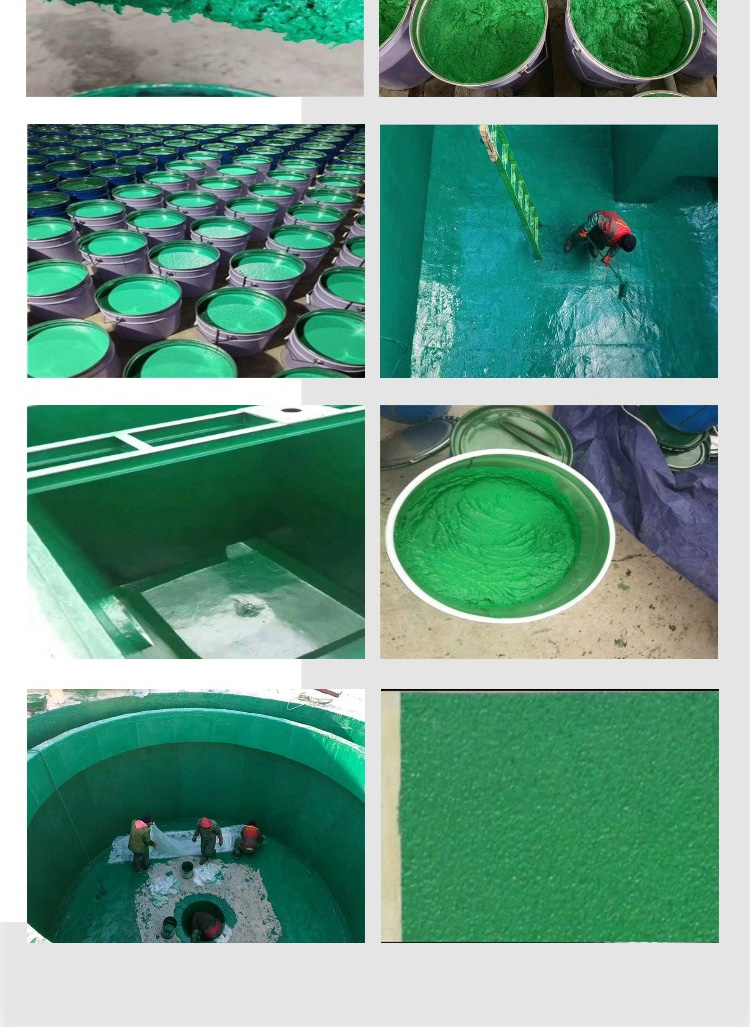 Acrylic resin paint, glass flake adhesive, good acid and alkali resistance, anti-corrosion engineering construction