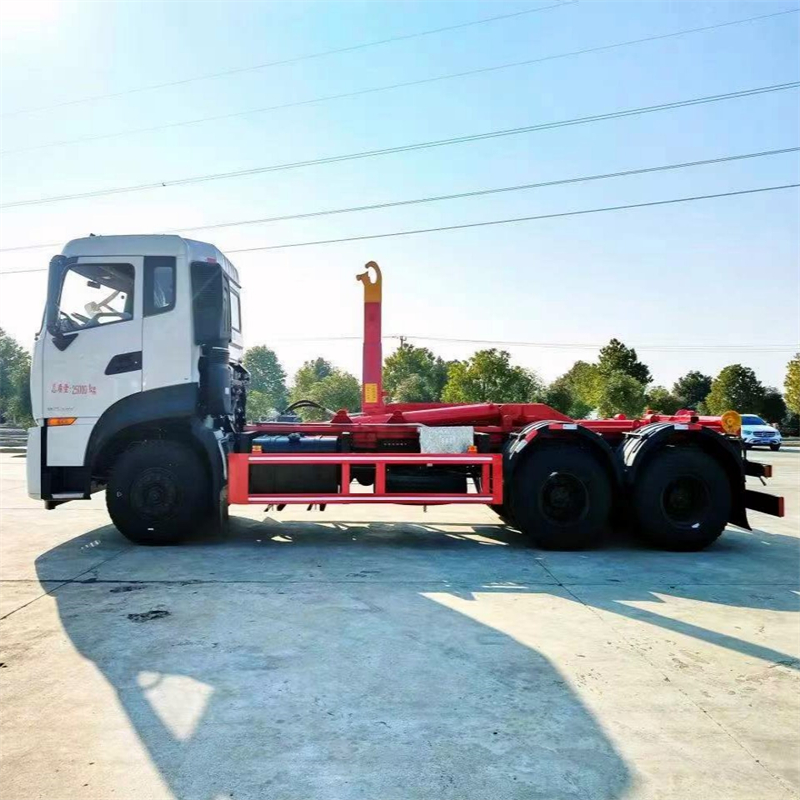 Dongfeng Tianlong rear double bridge 16 square carriage detachable garbage truck can be equipped with mobile stations for diverse purposes