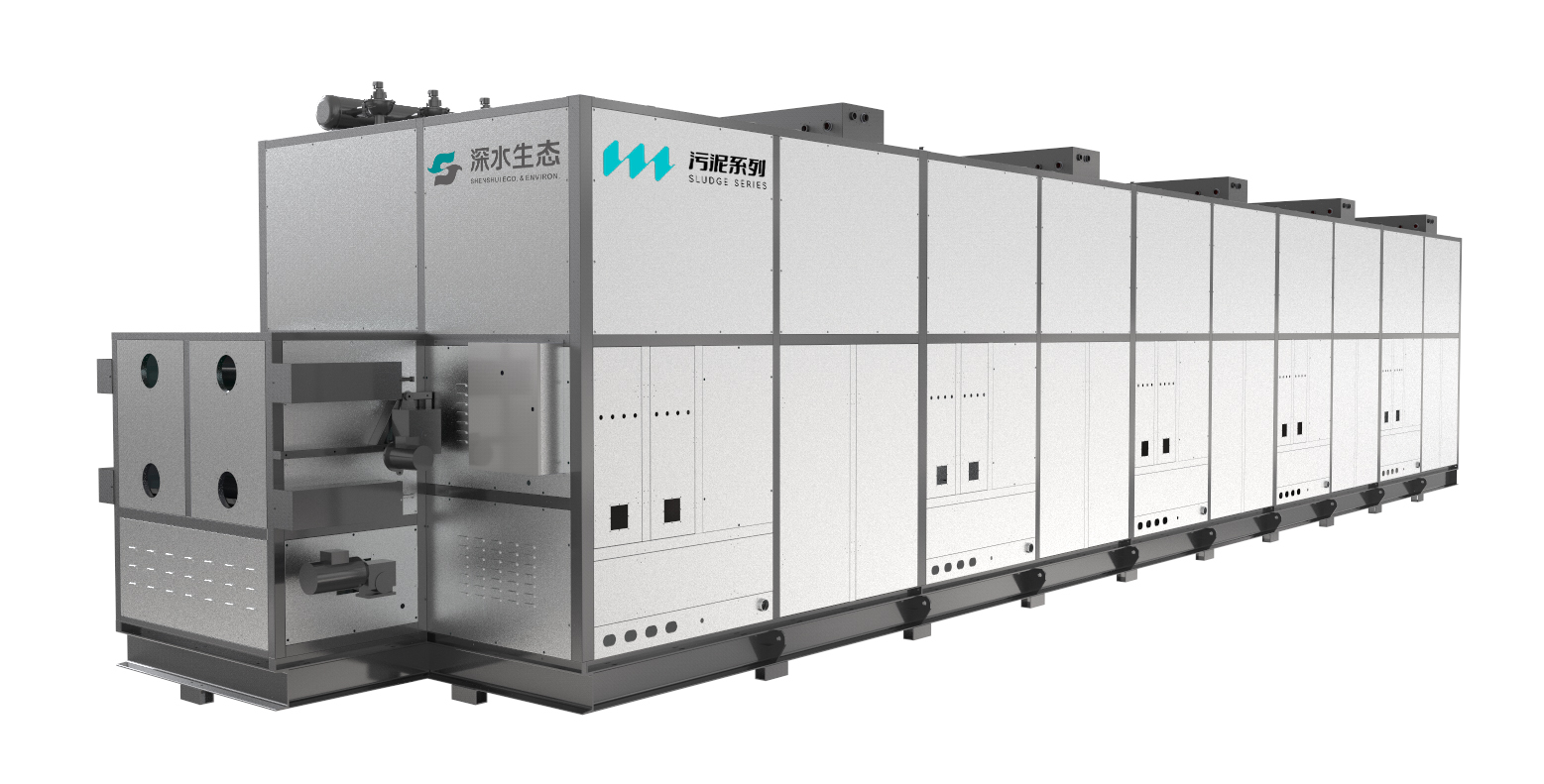 Drying machine - air source heat pump, low-temperature sludge - moisture content reduced to below 40