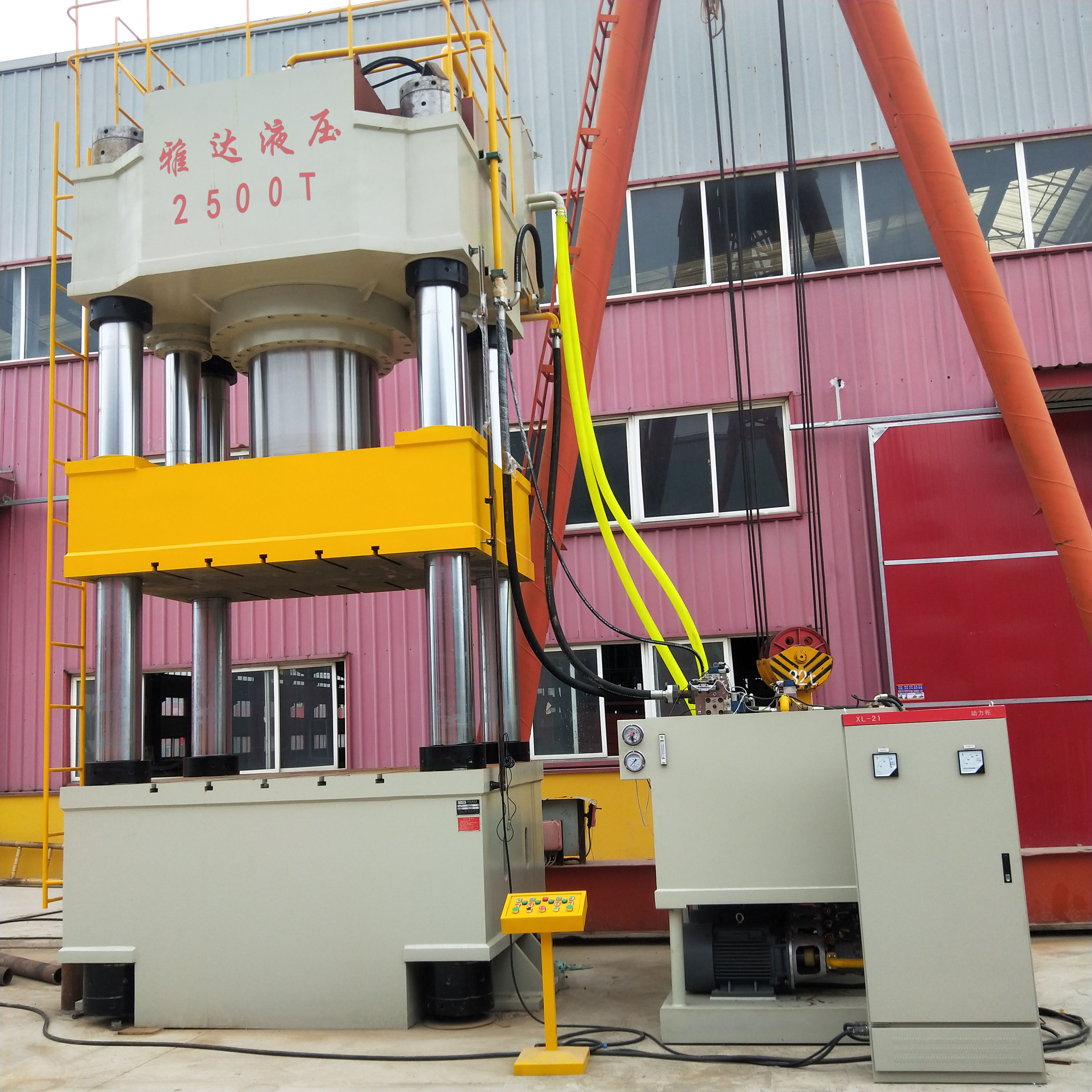 1800 ton hydraulic press, PE fiberglass new energy battery shell molding machine, composite material press