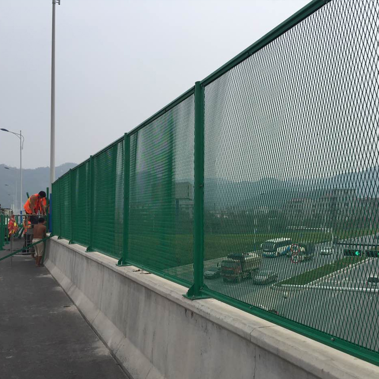 Hengding 1.2 * 2m highway anti drop net diamond shaped hole slag blocking net diamond shaped elevated bridge anti drop net can be customized