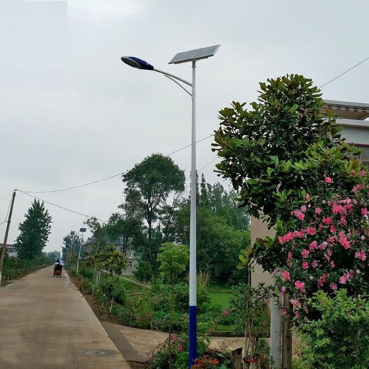 3-12 meter urban road construction LED road lights for new rural reconstruction A-arm integrated solar street lights