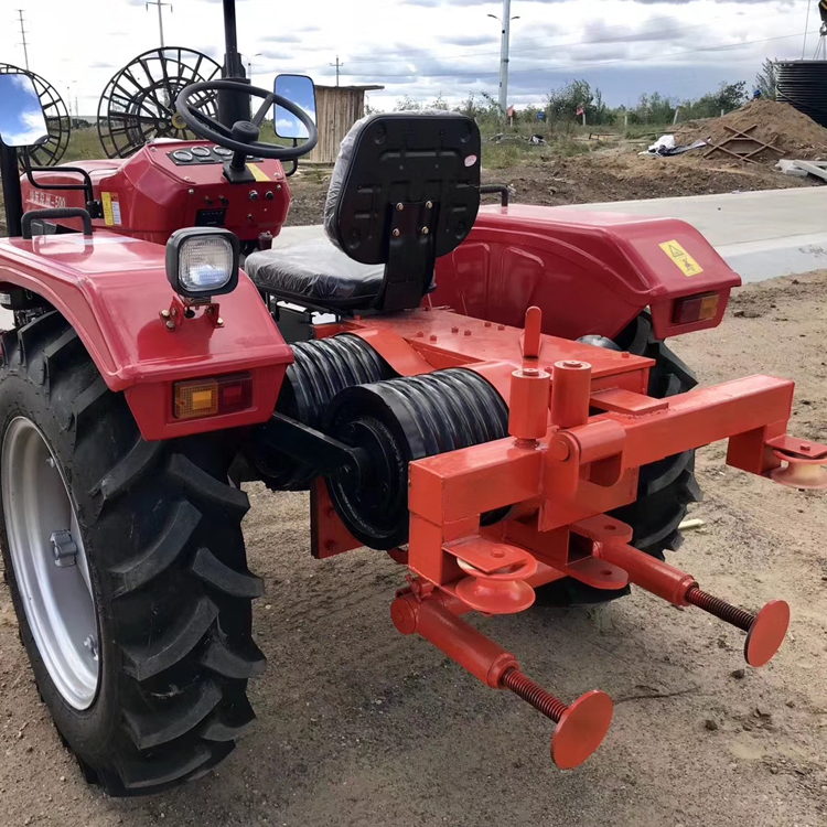 Four wheel modified winch, second-hand tractor, winch, tractor head, diesel winch, traction machine model