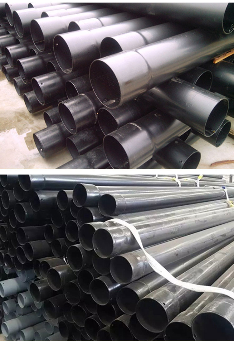 N-HAP hot-dip plastic steel pipe 80 power buried composite steel pipe 100 socket coated plastic steel pipe with diverse specifications