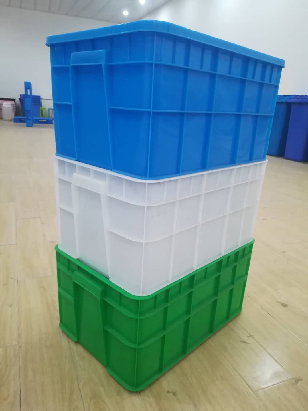 Plastic turnover box, food grade PP logistics box, plastic basket, thickened basket, wholesale, customized, and colorful