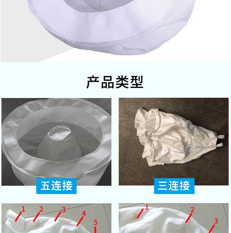 Three legged centrifuge filter bag industrial sugar pharmaceutical polypropylene fiber filter cloth dewatering machine filter cloth