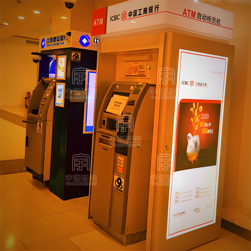 Supply Bank VI Indoor Self Service Bank Automatic Semi enclosed Lobby ATM Hood Customization