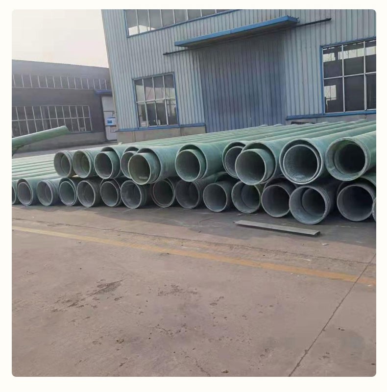 Fiberglass wrapped integrated pipeline, Jiahang deodorization ventilation pipeline, rain and sewage separation project, resin fiber circular pipe