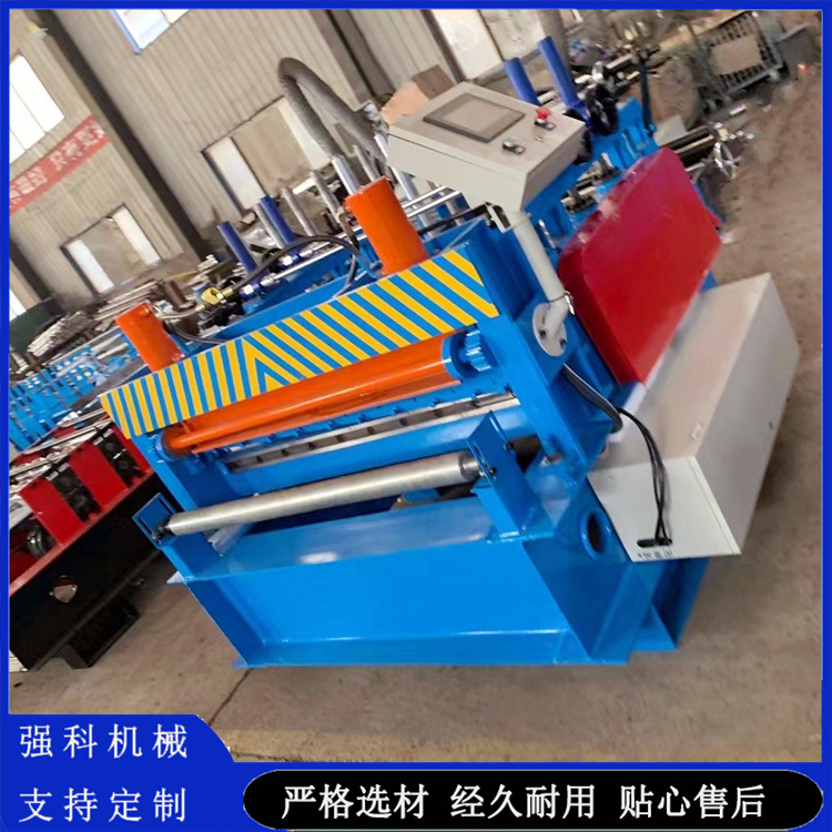 Automatic uncoiling and leveling machine 6mm heavy-duty thick plate uncoiling and leveling machine Qiangke has diverse specifications