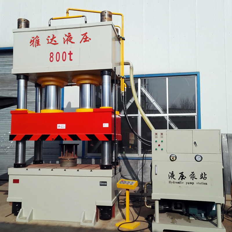 Customized 800 ton four column hydraulic press plastic tray forming hot press polyurethane material molding oil press