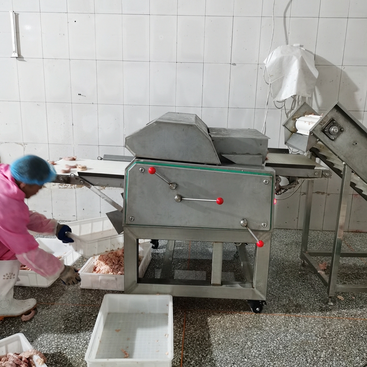 Duck neck peeling mechanism manufacturer multifunctional chicken neck peeling equipment with fast peeling speed