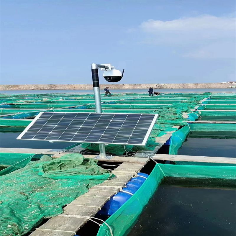 Customized outdoor solar monitoring system for forest fire prevention in fish ponds, orchards, and orchards with wind and solar complementary solar monitoring by manufacturers