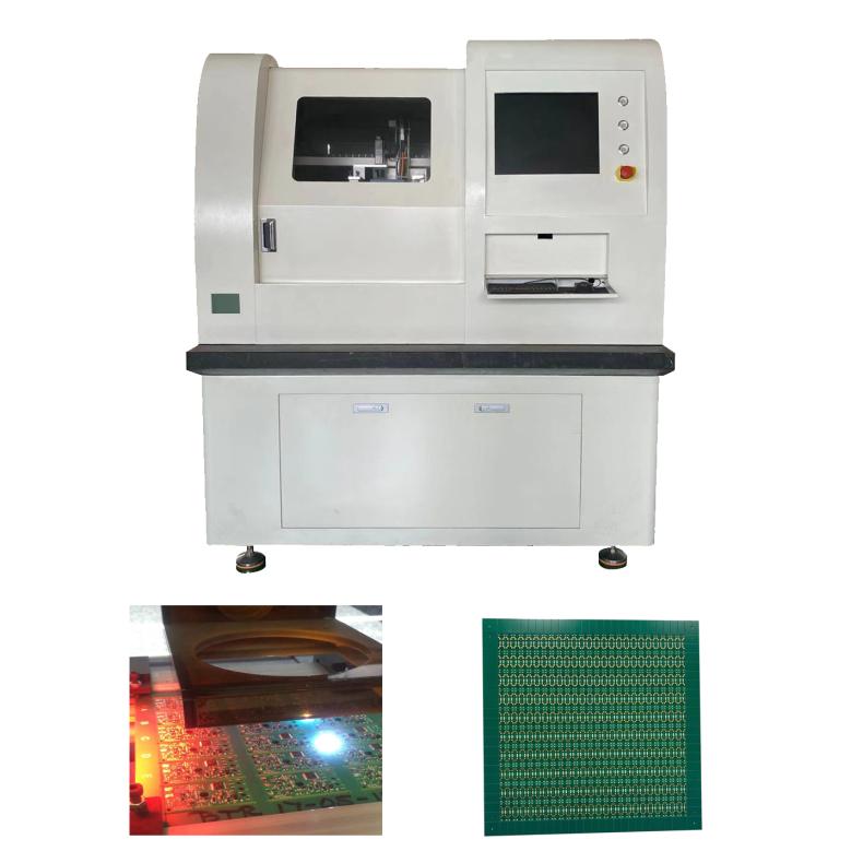 Online laser fully automatic dividing machine CCD visual positioning software is simple and easy to learn