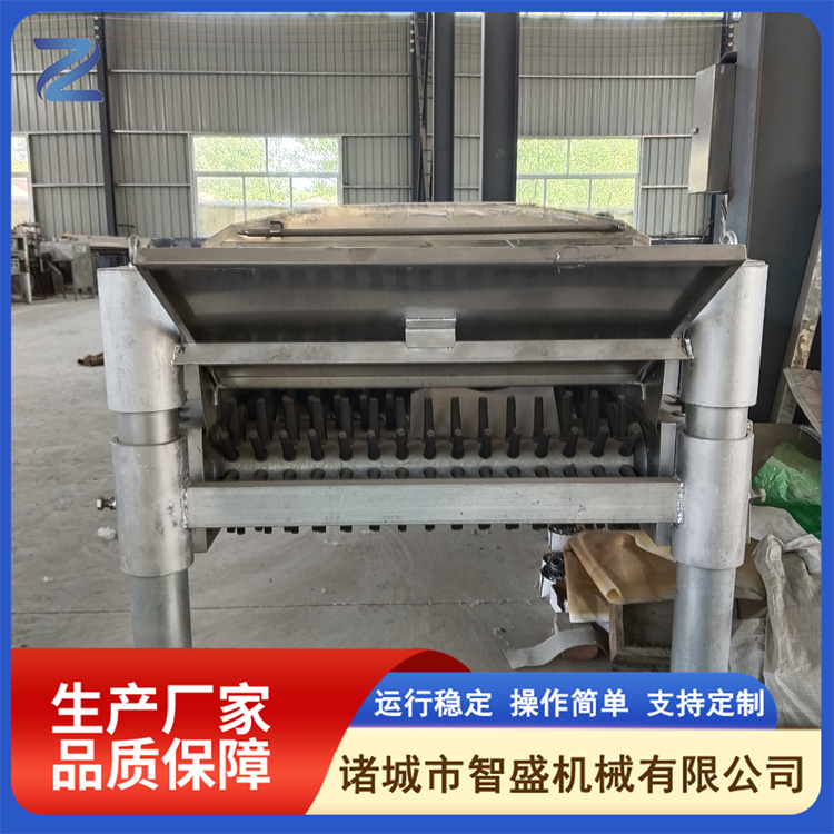 Horizontal hair removal machine, fully automatic poultry hair removal equipment, stainless steel slaughter line, clean and fast