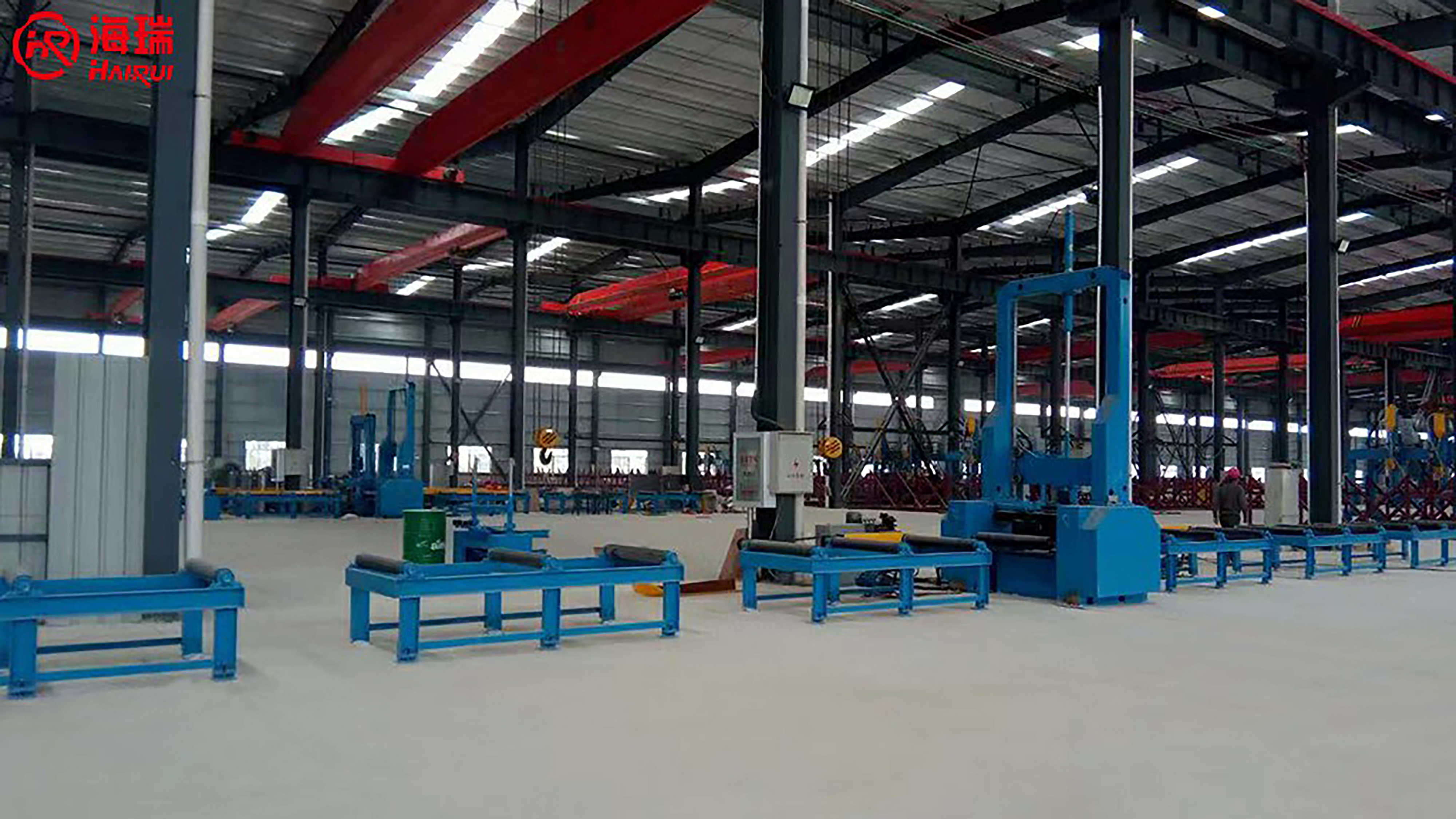 Hairui Welding and Cutting H-shaped Steel Assembly Machine Steel Structure Assembly Light Steel Heavy Steel Assembly Precision Assembly Manual Spot Welding