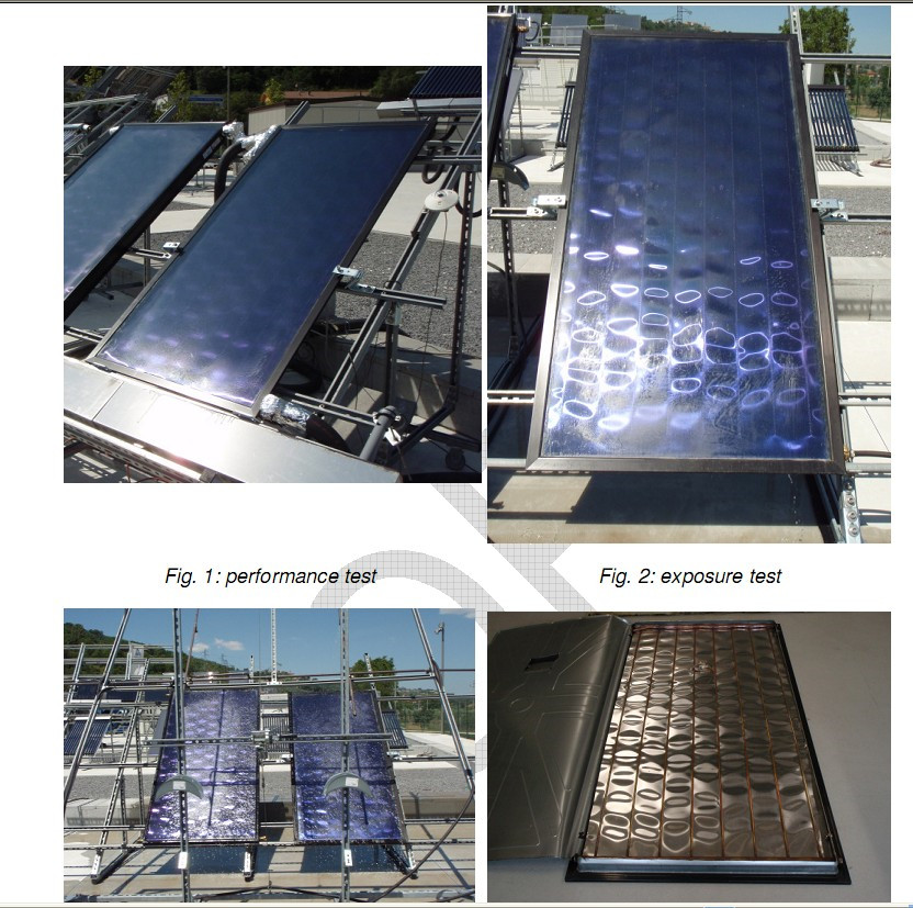 Corrosion resistant and wear-resistant ultra white low iron 3.2mm high transmittance 2 square meter household flat solar hot water system