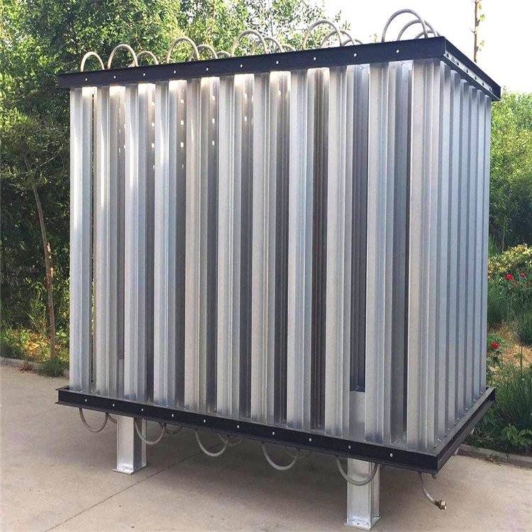 Supply 500 cubic meters of air heated vaporizer, lng vaporizer, aluminum alloy material, thickened fins, stable performance