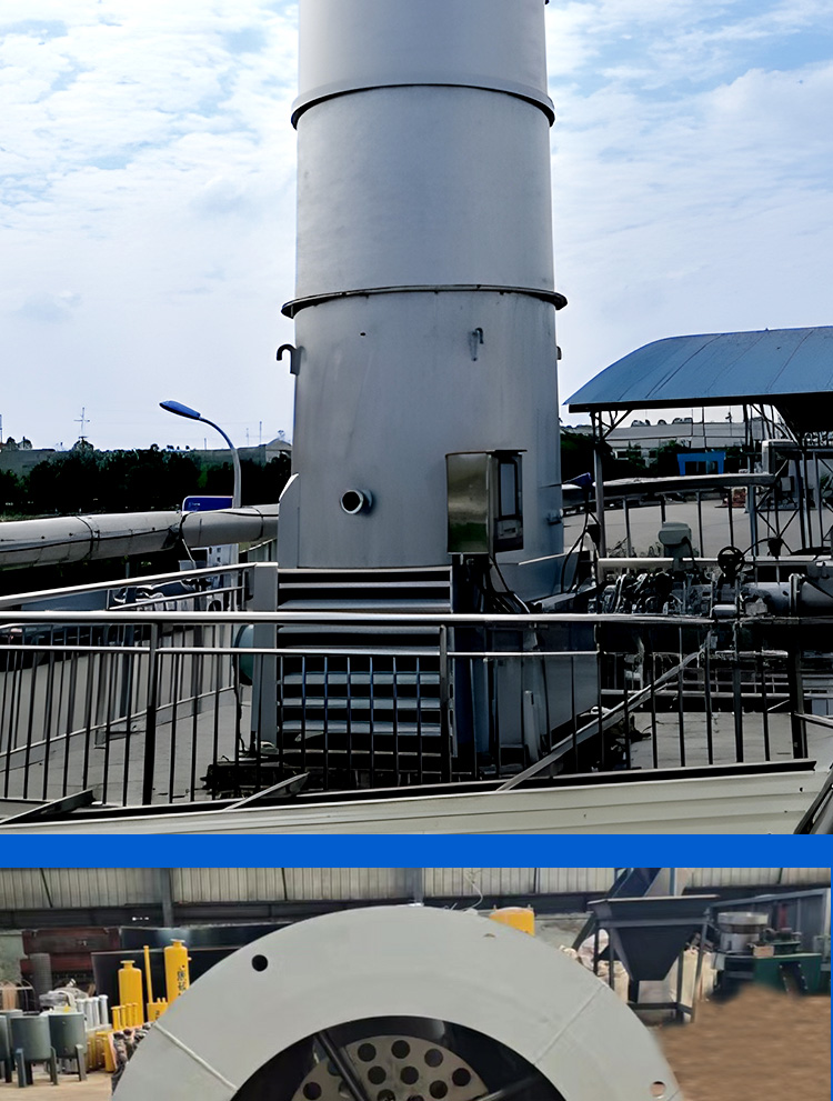 Garbage landfill biogas combustion torch Hongshuo internal combustion type stainless steel small-scale breeding farm landfill biogas torch