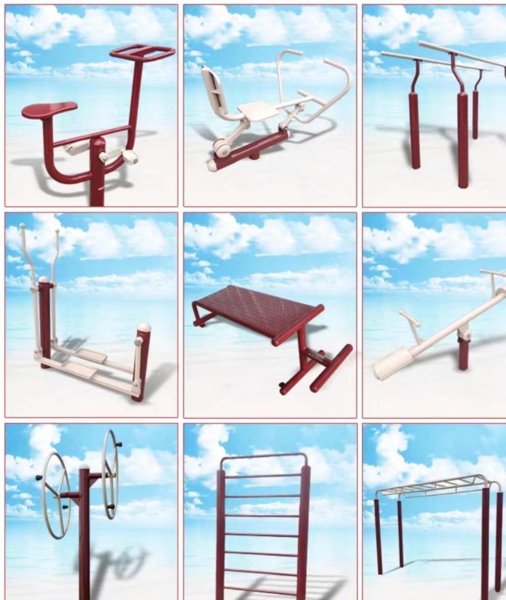 Outdoor fitness equipment community square combination path manufacturer provides sports equipment
