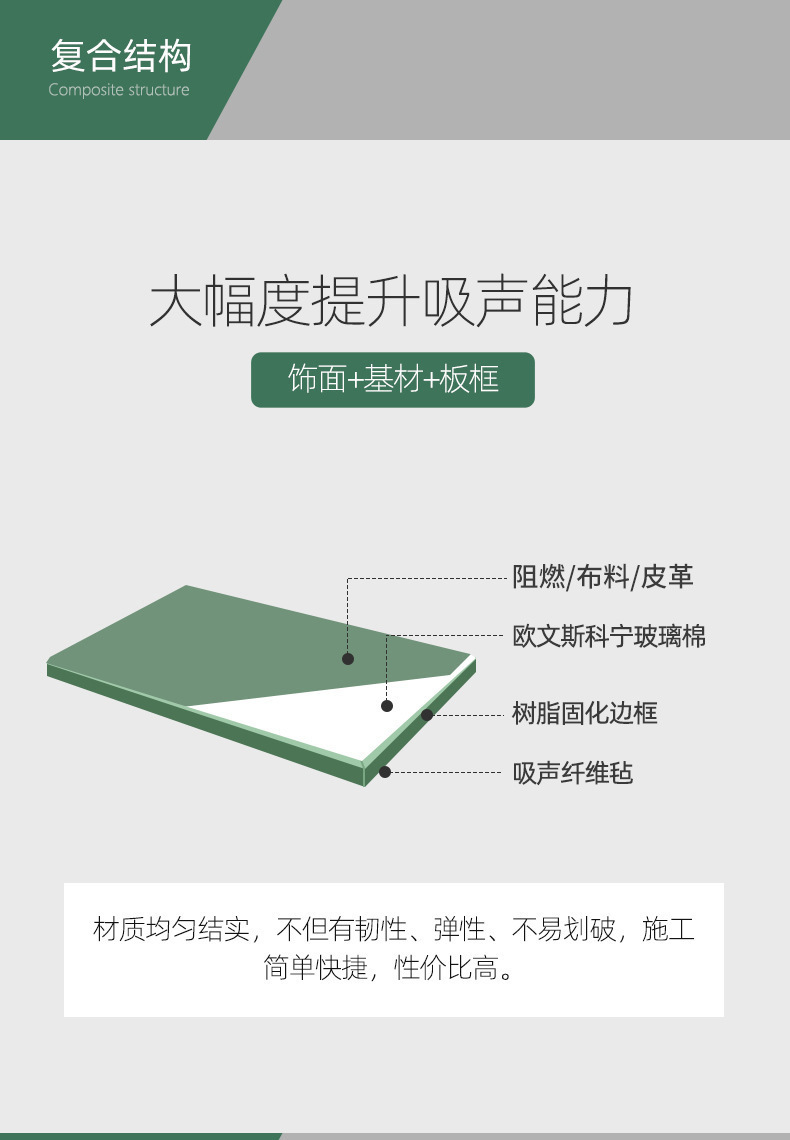 Xiaoheng Fabric Art Soft Bag Sound Absorbing Board A-grade Fire Protection Kindergarten KTV Moisture Proof and Collision Avoidance Space Sound Absorber