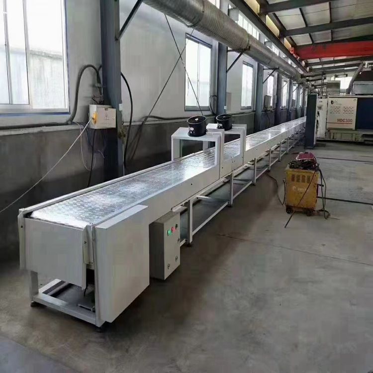 Circular conveyor turning machine filling line flat top chain conveyor flexible chain conveyor food and beverage bottles