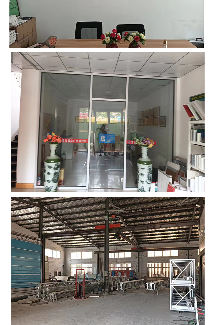 Large industrial door color optional garage translation Sliding door opening flexible Yueyi door industry