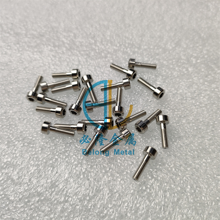 Mo1 pure molybdenum screw, slotted countersunk head, cross round head machine screw, bolt specifications are customized