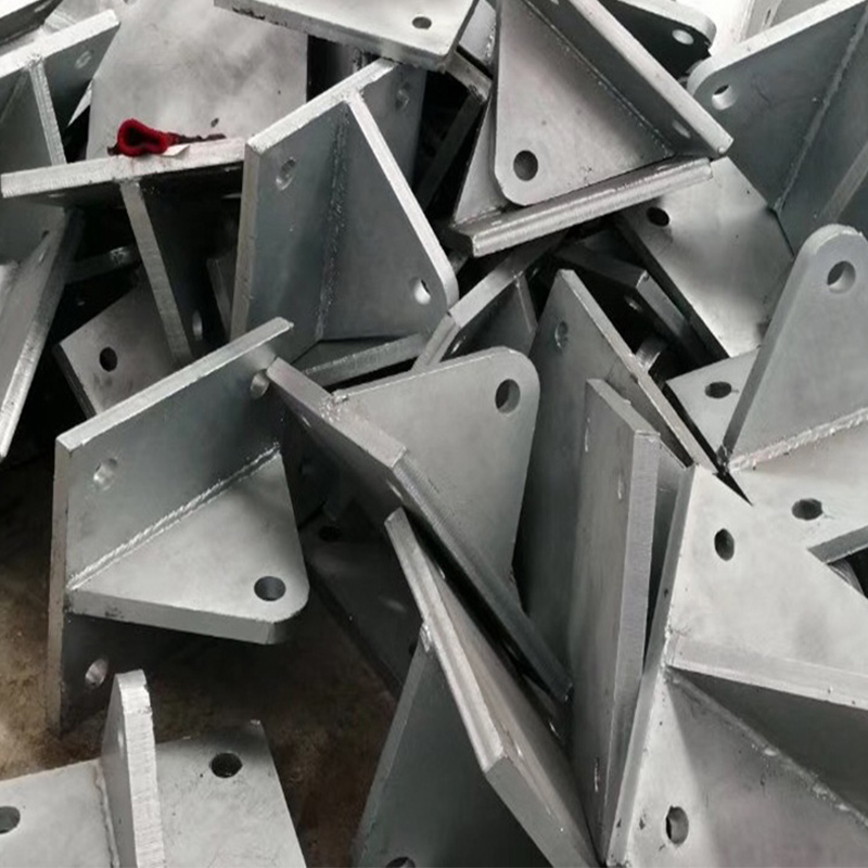 Hot dip galvanized stay wire base, high-speed rail foundation, stay wire anchor plate, stay wire anchor ring, steel plate, stay wire base plate, multiple iron fittings