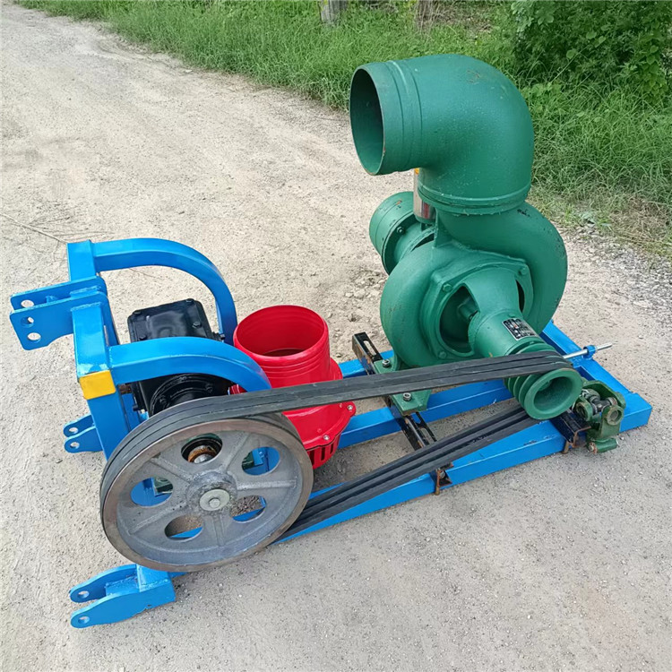 Industrial diesel engine water pump for irrigation of farmland, large flow drainage and flood resistance diesel pump