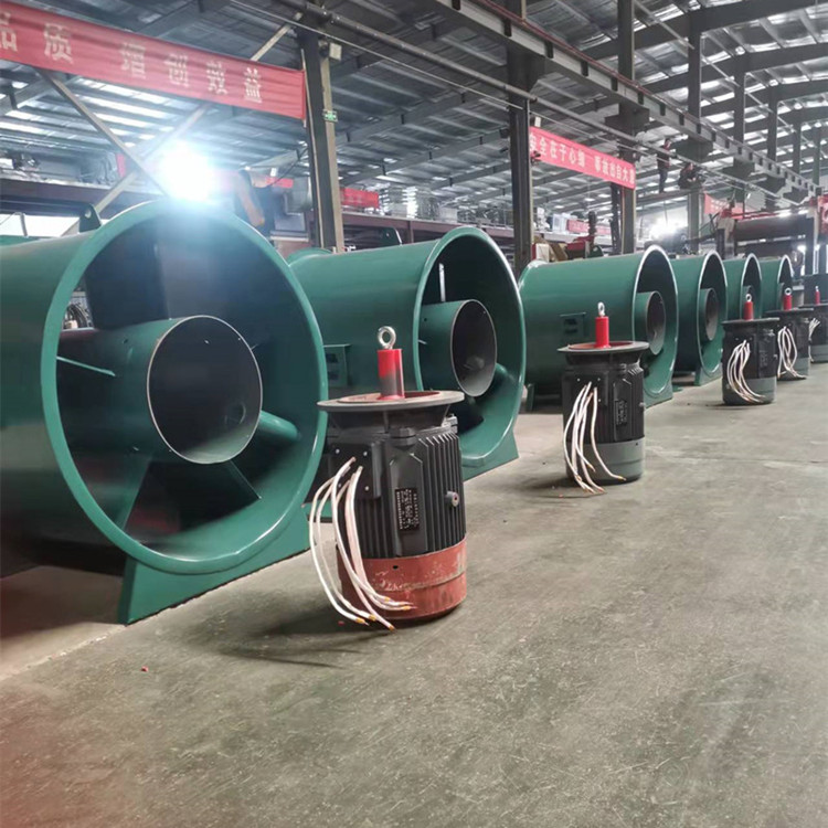 Jin Mingyuan supports customized ventilation and smoke exhaust equipment. Carbon steel single speed HTF axial flow smoke exhaust fan 3c