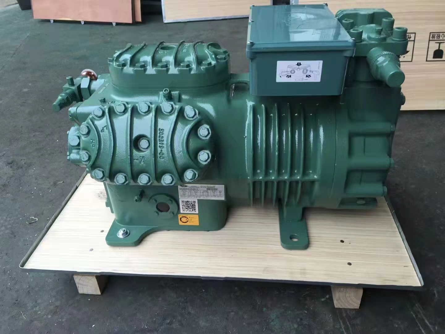 Quality assurance of Bizer compressor 6GE-34Y-40P refrigeration piston machine 6H-25 semi enclosed refrigeration machine