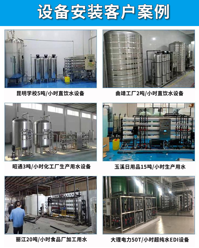 Industrial boiler Water filter food factory cleaning plant descaling deionizing ro reverse osmosis purified water treatment equipment