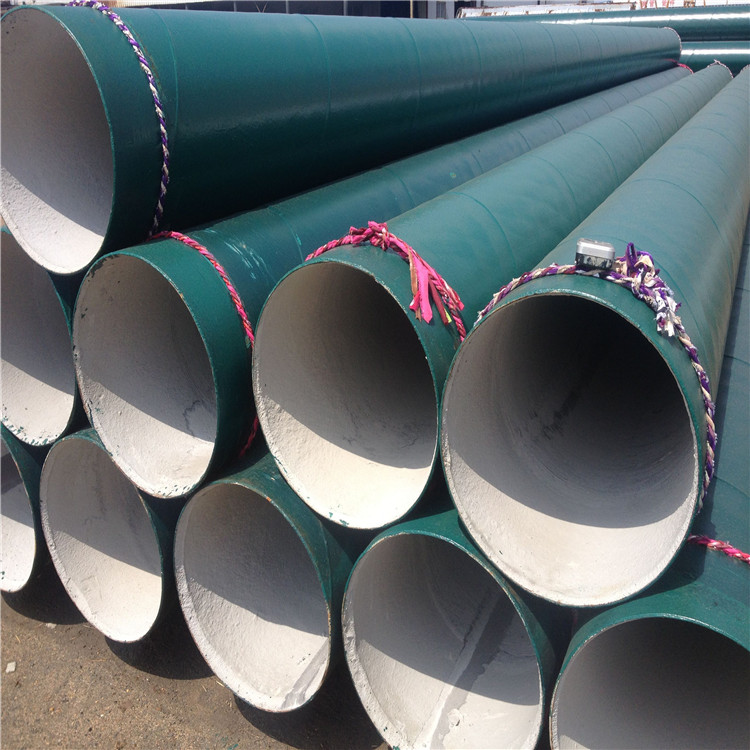 Fangda 3PE anti-corrosion steel pipe large diameter anti-corrosion pipeline composite inner and outer coated steel pipe TPEP