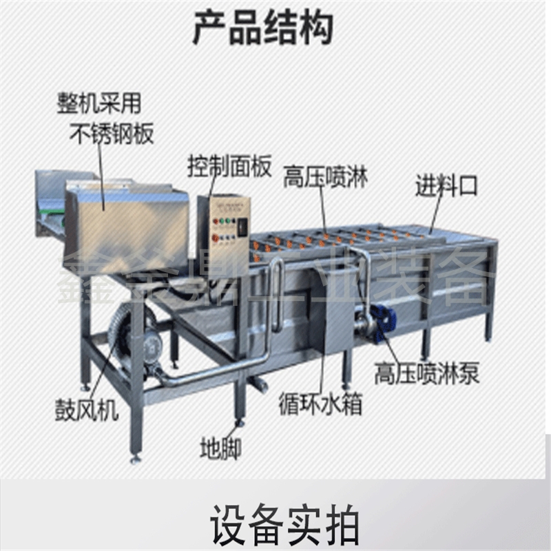 Spot sour bean cleaning machine, customized tea cleaning equipment, pickled vegetable processing and production line