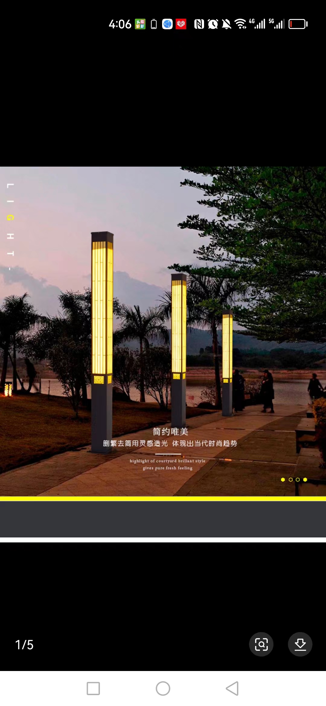 Jiuyi Wholesale LED Courtyard Light Outdoor Complete Set of High Pole Light Villa Community Road Lighting Landscape Light