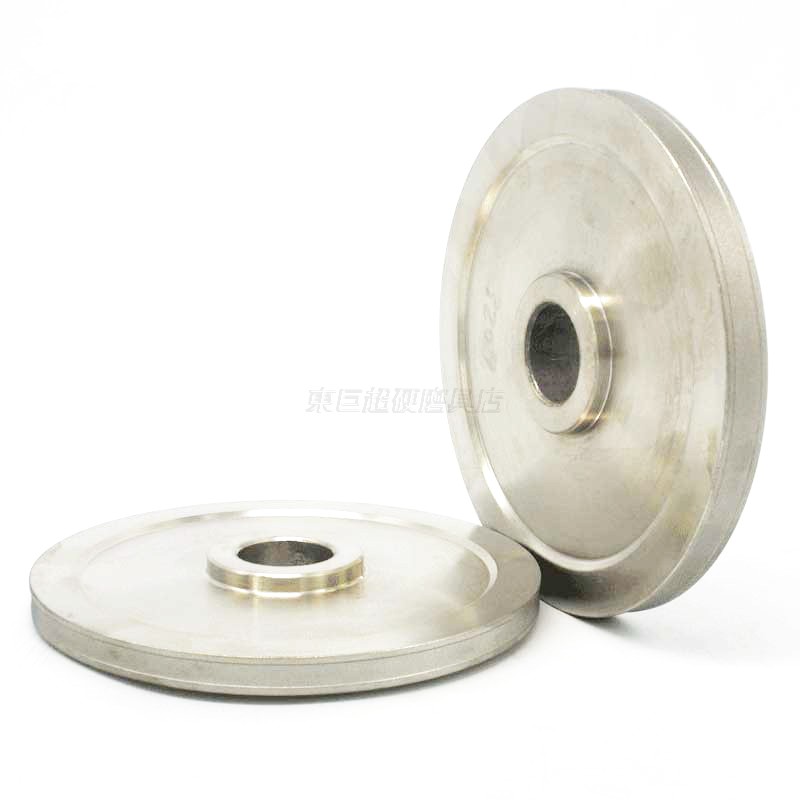 Electroplating bond irregular grinding wheel concave trapezoidal 135 degrees, 120 outer diameters, 20 holes, fine sand, 600 mesh polishing