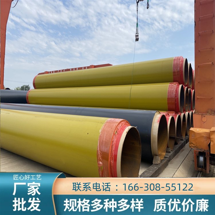 直埋钢管保温 架空防腐保温管 耐高温复合地埋管道 820*8