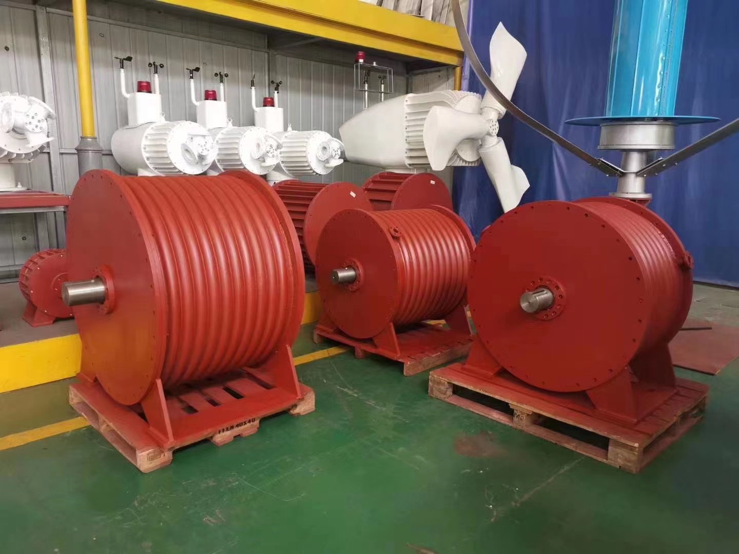 Customized power, speed, voltage, three intersecting water cooled liquid cooled direct drive maintenance free hydraulic wind permanent magnet generator